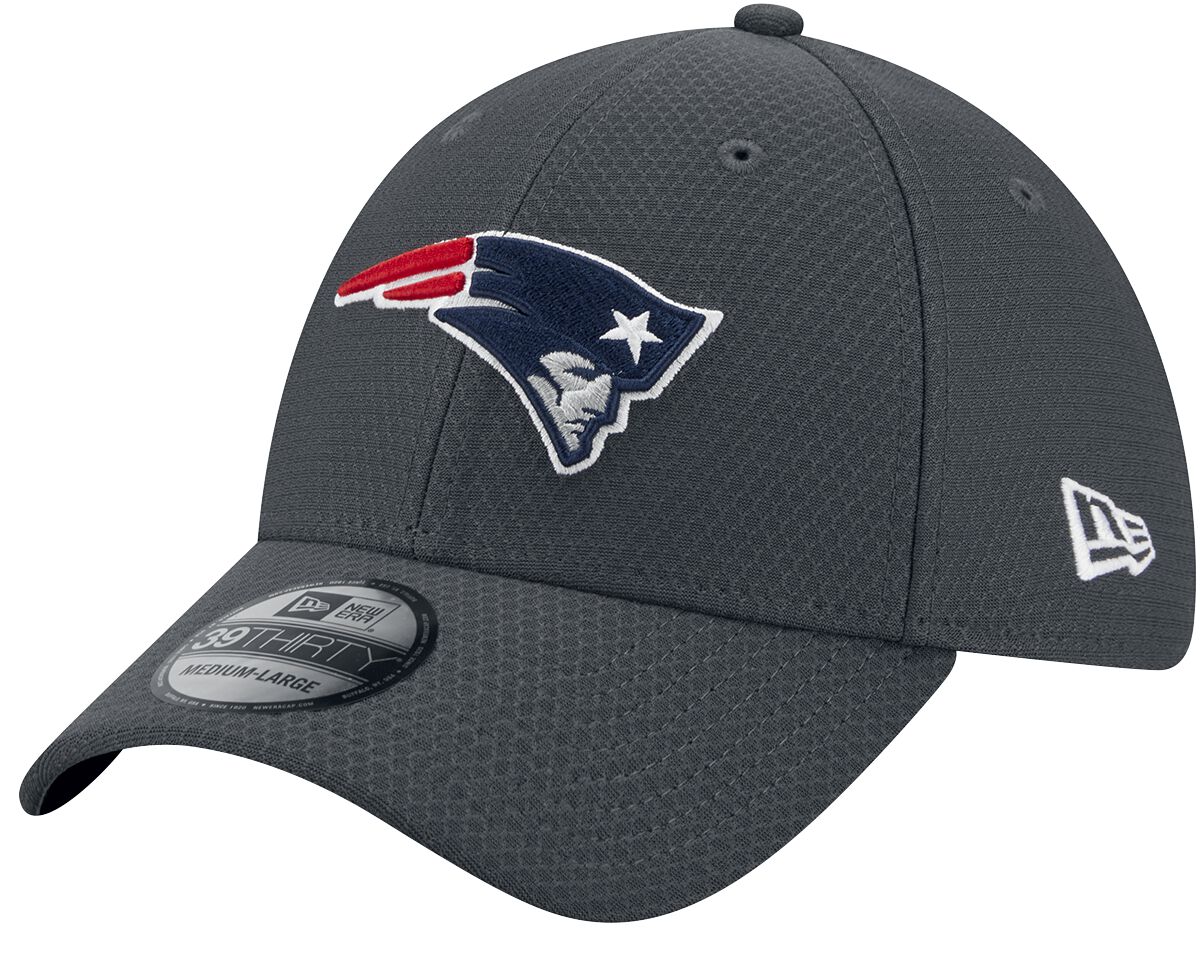 Image of New Era - NFL 39THIRTY - New England Patriots Baseball-Cap anthrazit