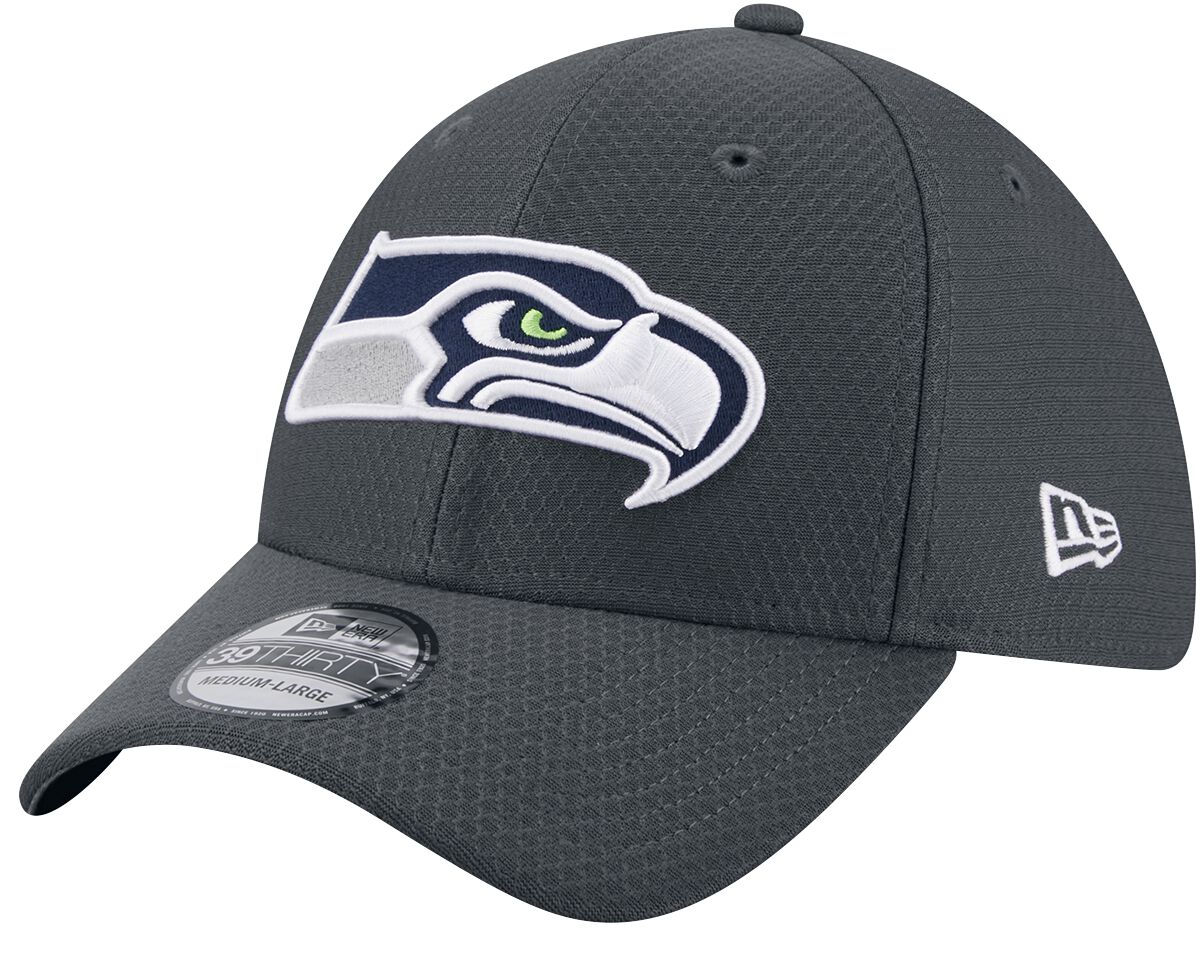 Image of New Era - NFL 39THIRTY - Seattle Seahawks Baseball-Cap anthrazit