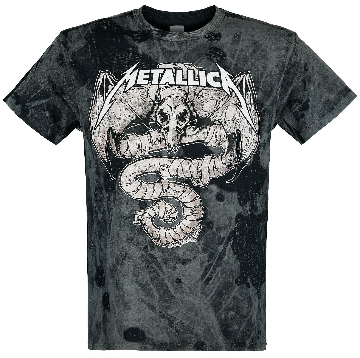 Metallica Roam All Over T-Shirt brown black