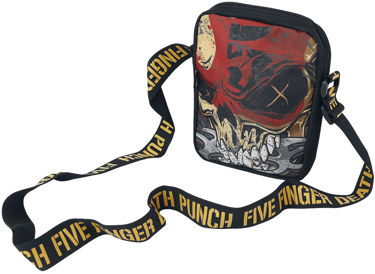 Image of Borsa a tracolla di Five Finger Death Punch - Rocksax - The way of the fist - Unisex - nero