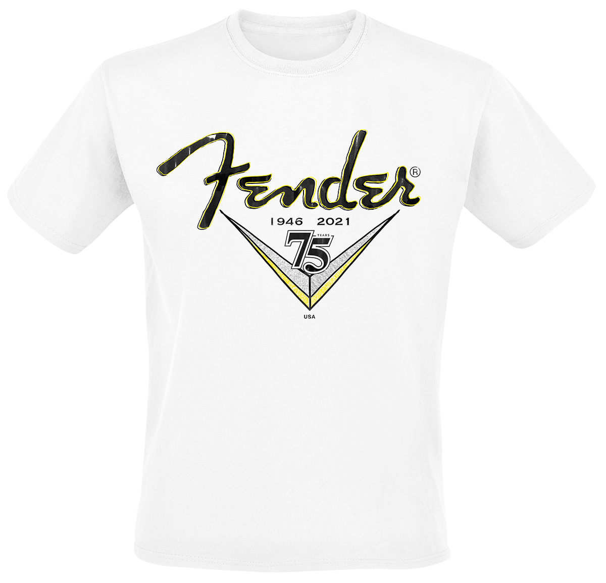 Fender - Scribble Men - T-Shirt - weiß