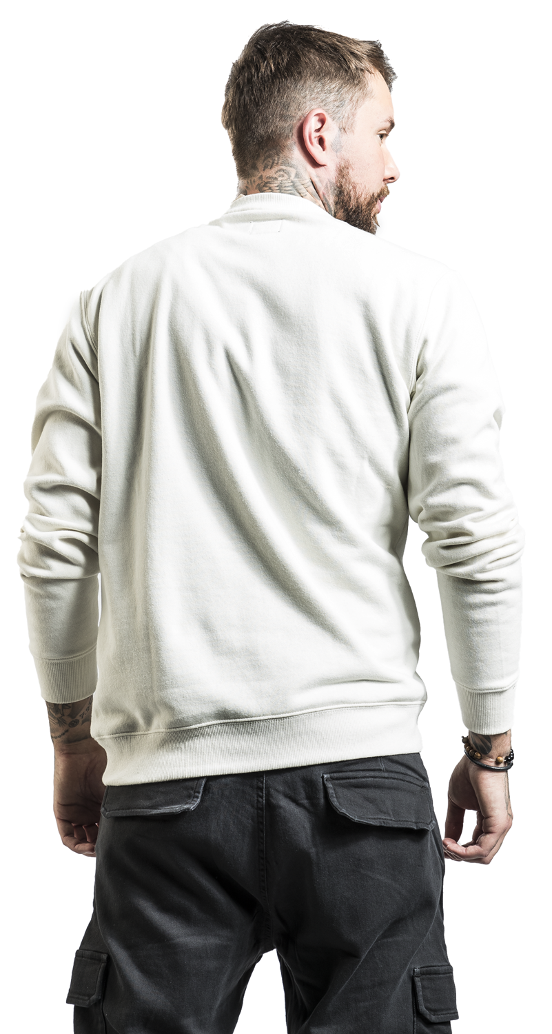 Billabong Simpsons Krusty Fleece Crew Langarmshirt weiß