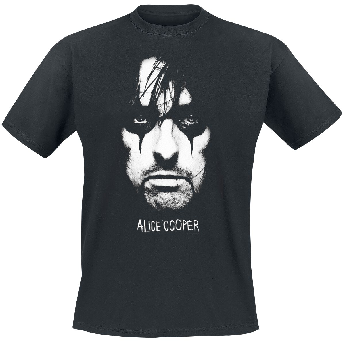 Alice Cooper Portrait T-Shirt black