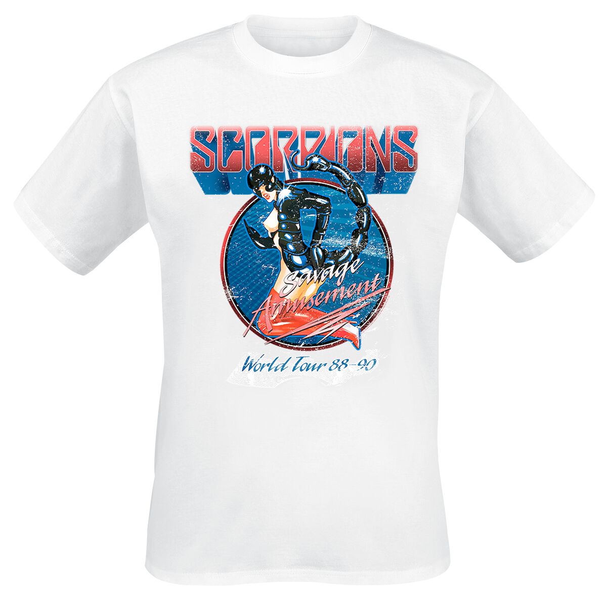 Scorpions Savage Amusement Vintage T-Shirt white