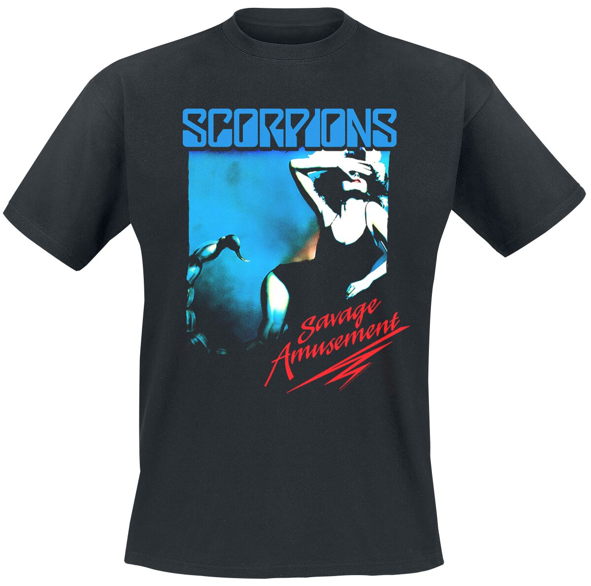 Scorpions Savage Amusement Cover T-Shirt black