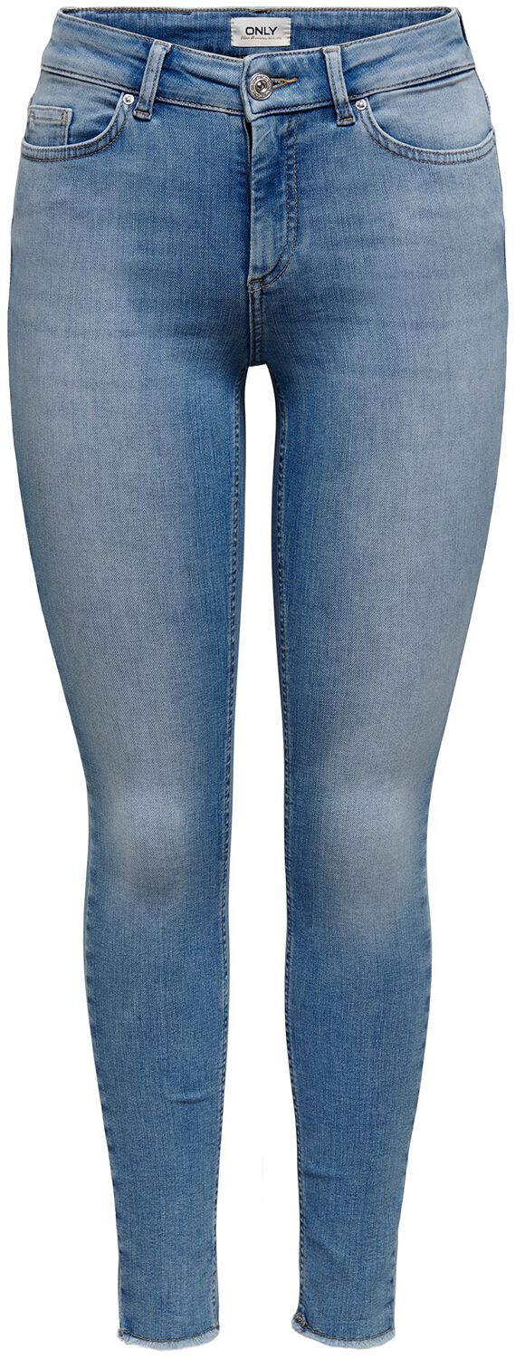 Only Jeans - ONLBlush Life Mid - W26L30old bis W34L30 - für Damen - Größe W28L32 - blau