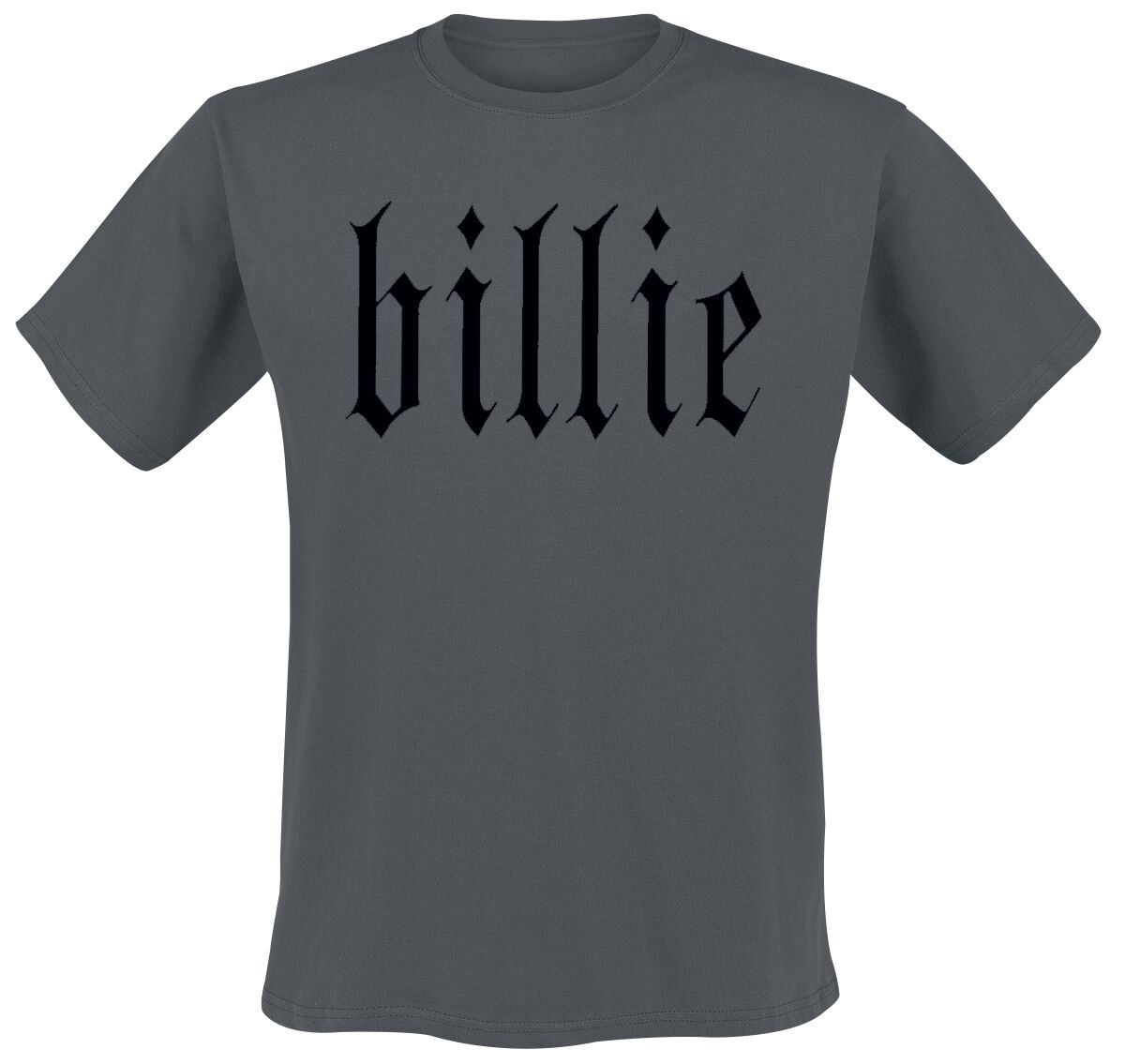 Image of Eilish, Billie Billie Emblem T-Shirt charcoal