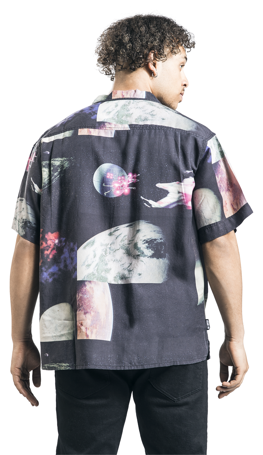 Element Star Wars x Element Solar Resort Kurzarmhemd schwarz
