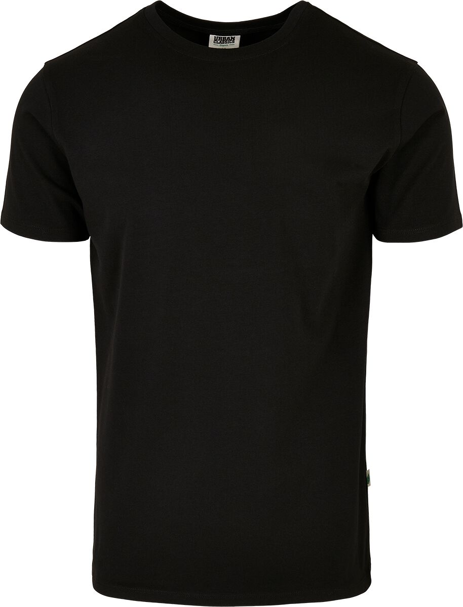 Urban Classics T-Shirt - Organic Fitted Stretch Tee - M bis XXL - für Männer - Größe XXL - schwarz