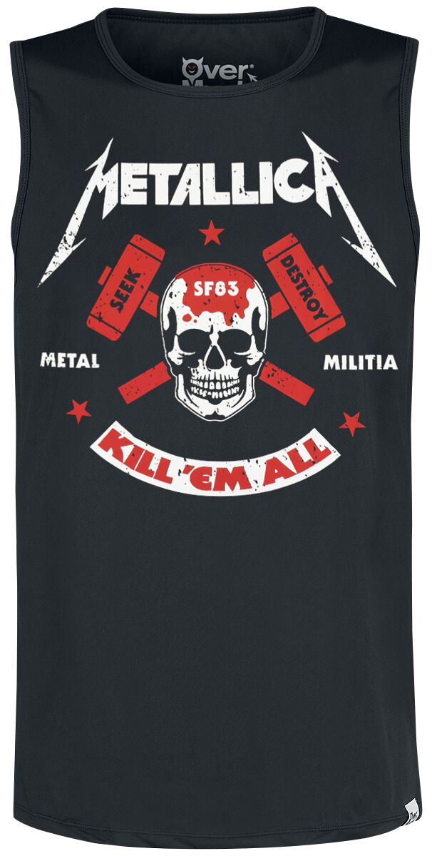 Metallica Seek And Destroy Skull Tanktop black