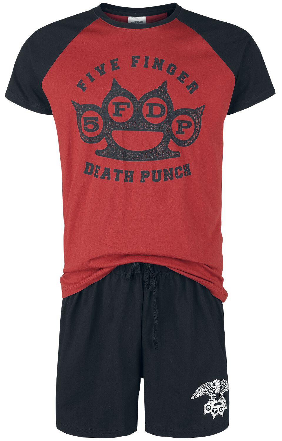 Image of Five Finger Death Punch Death Burst Pyjama schwarz/rot