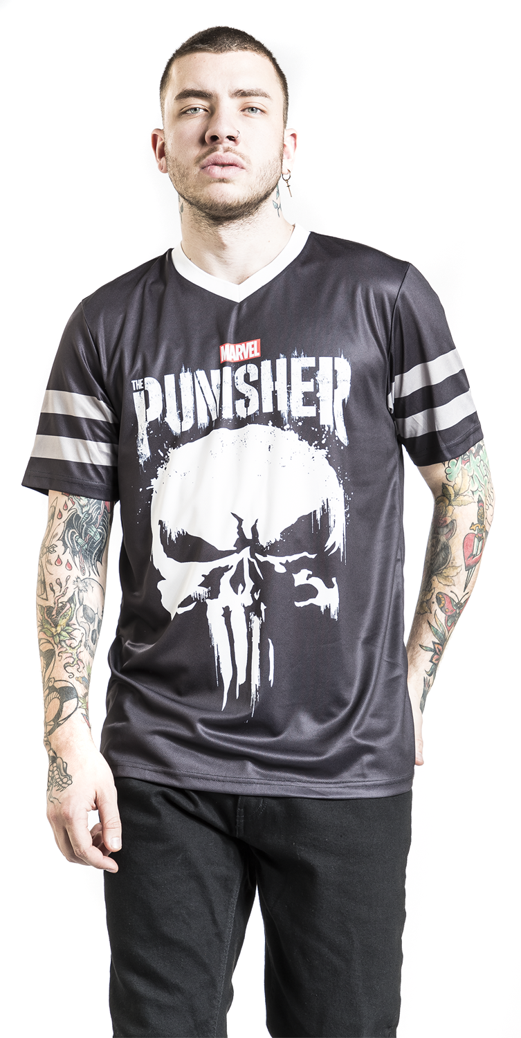 The Punisher Since ´74 Trikot schwarz - 28.90% Rabatt