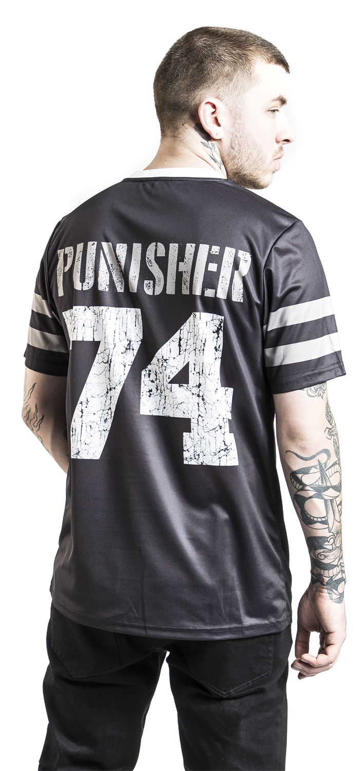 The Punisher Since ´74 Trikot schwarz - 28.90% Rabatt