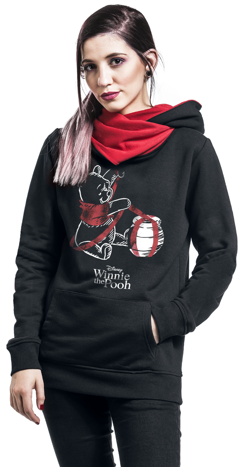 Winnie The Pooh The Gift Kapuzenpullover schwarz rot
