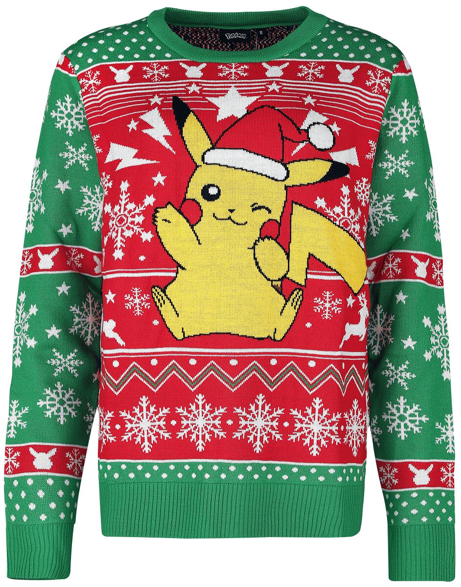 Pokémon Pikachu - Pika, Pika! Christmas jumper multicolour