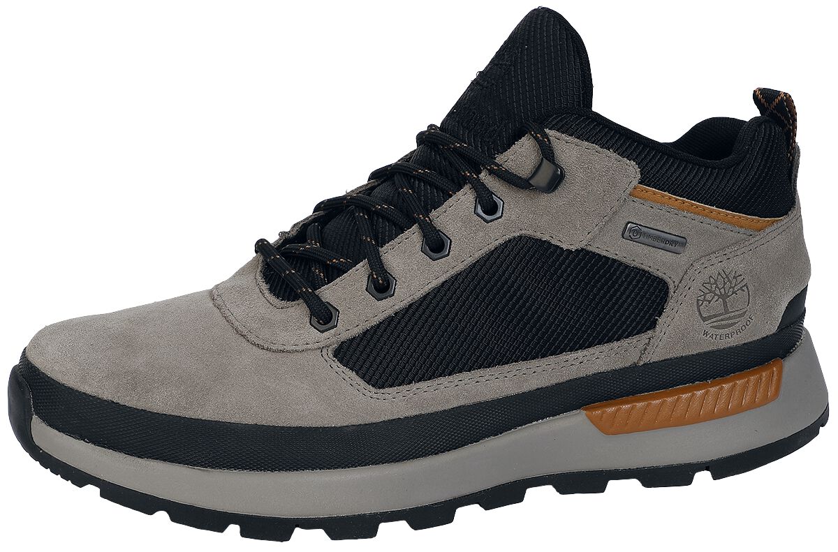 Timberland Field Trekker Low WP Medium Grey Suede Sneakers grey