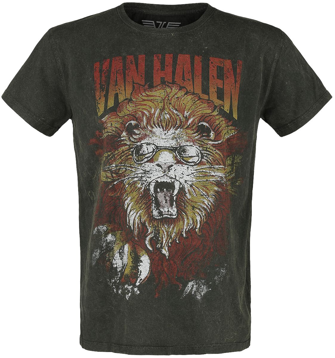 Image of Van Halen Lion Marlite T-Shirt schwarz