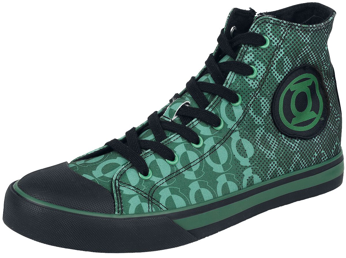 Green Lantern Light Logo Sneakers High Allover