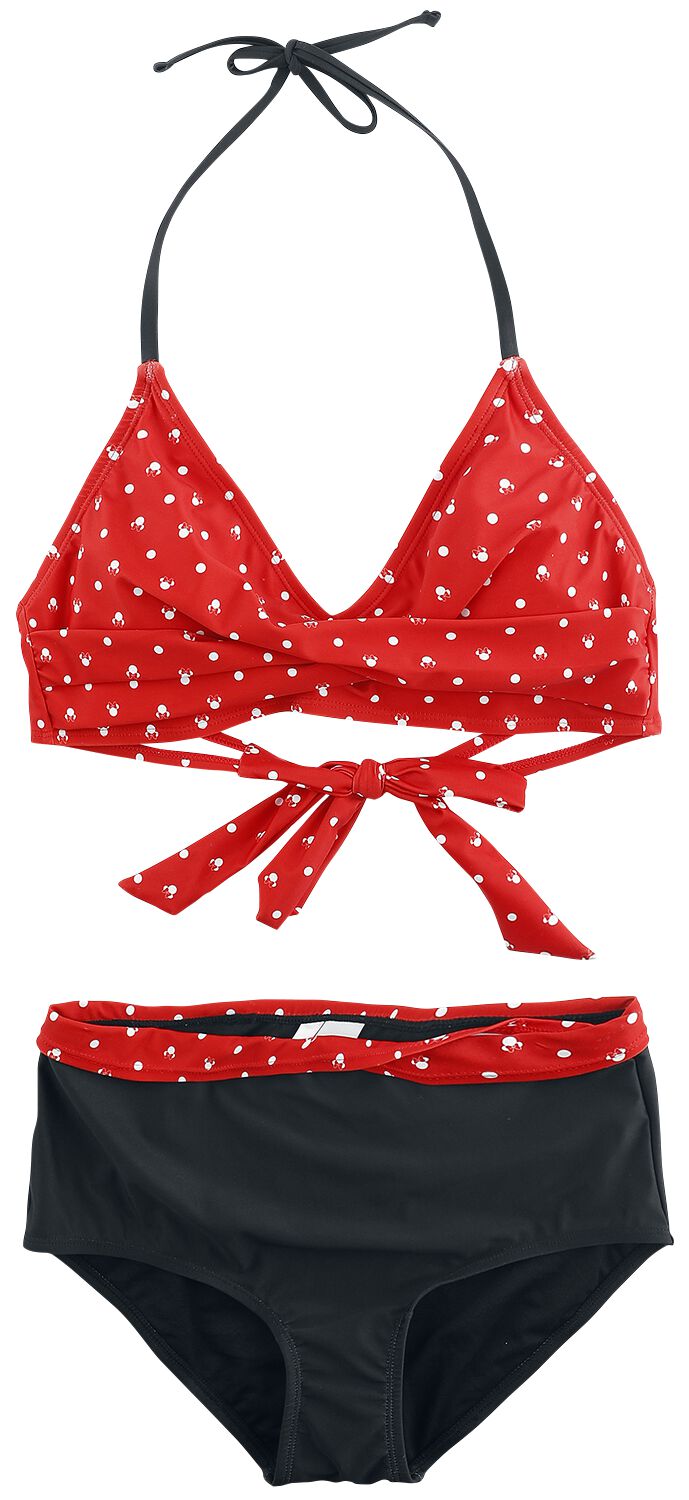 Micky Maus Minni Cosplay Bikini Set schwarz rot  - Onlineshop EMP