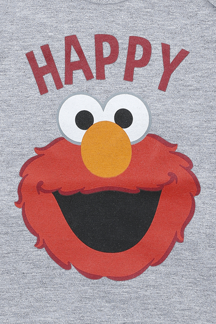 Sesamstraße Kids - Happy Elmo Body grau meliert