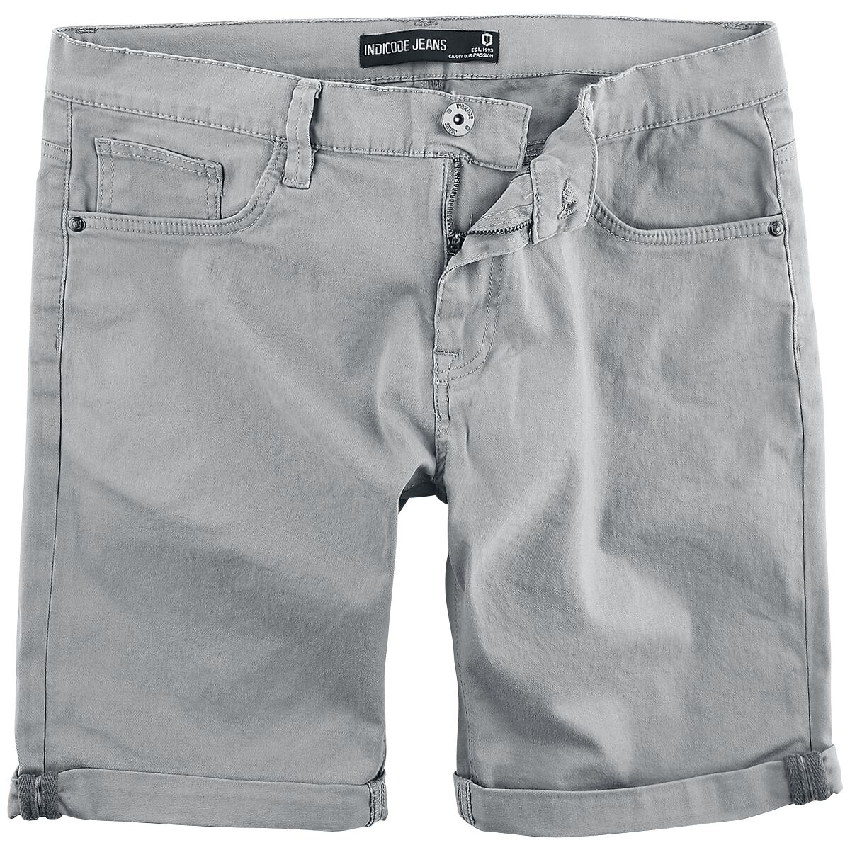 Indicode Villeurbanne Shorts grey