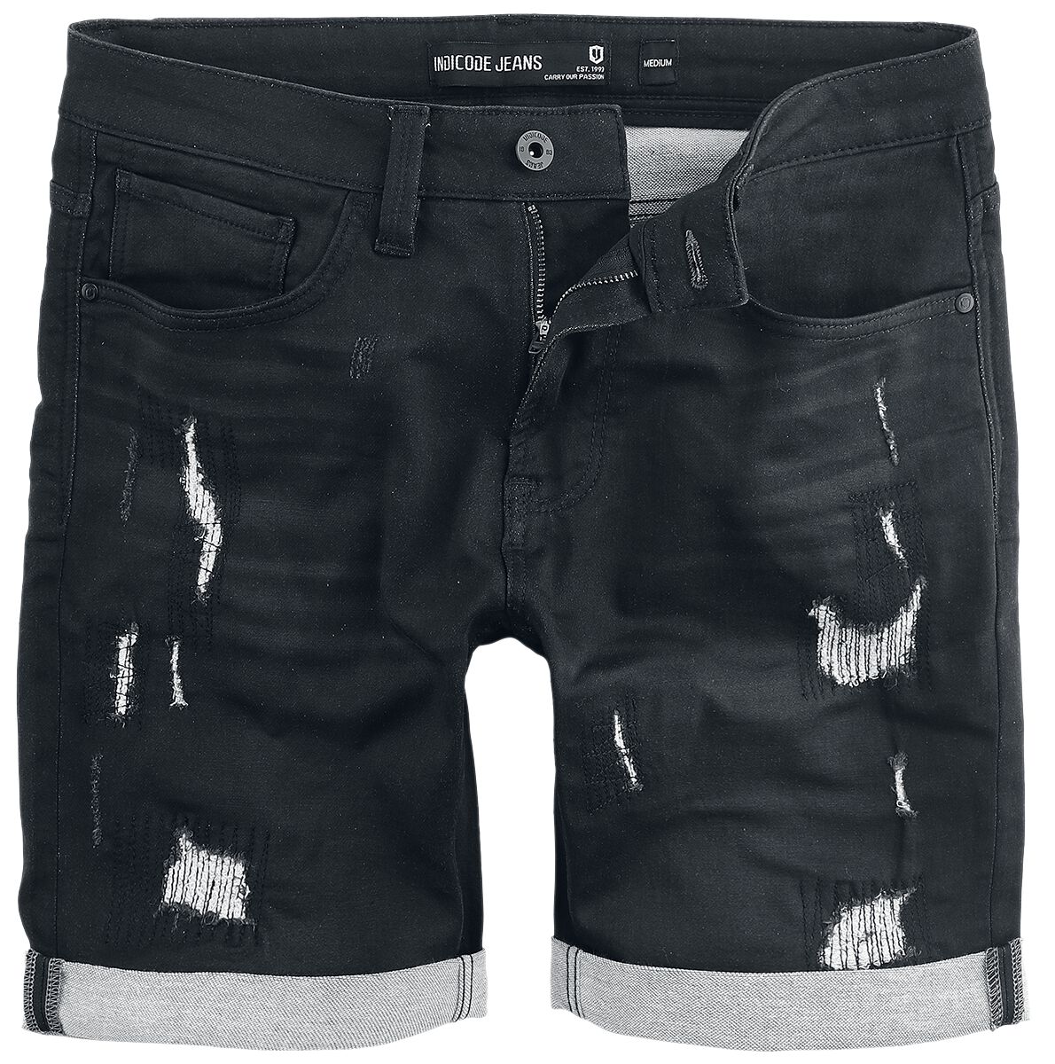 Indicode Commercial Holes Short schwarz – 13.34% Rabatt Indicode Commercial Holes Short schwarz – 13.34% Rabatt