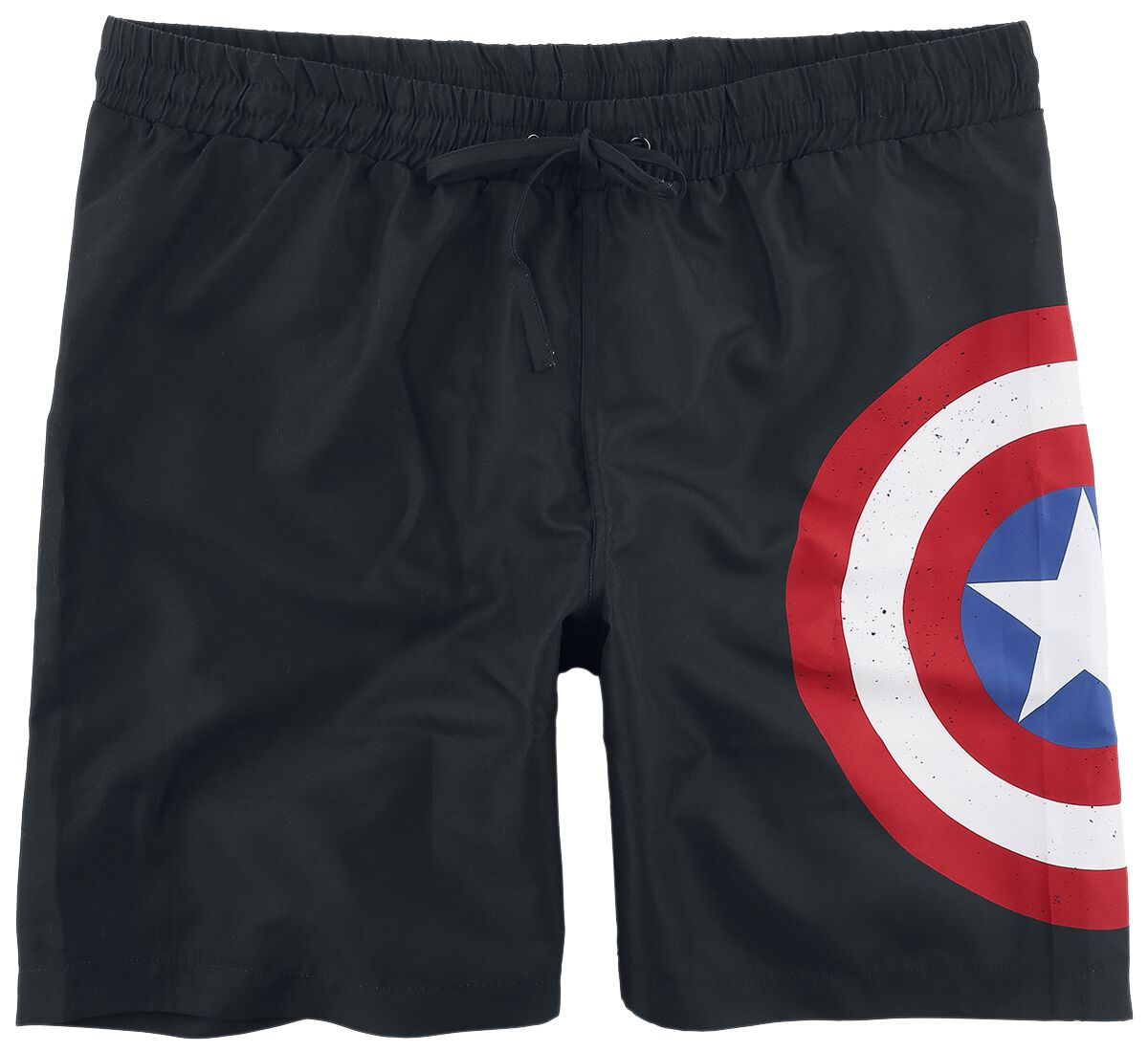 Captain America Shield Swim Shorts black
