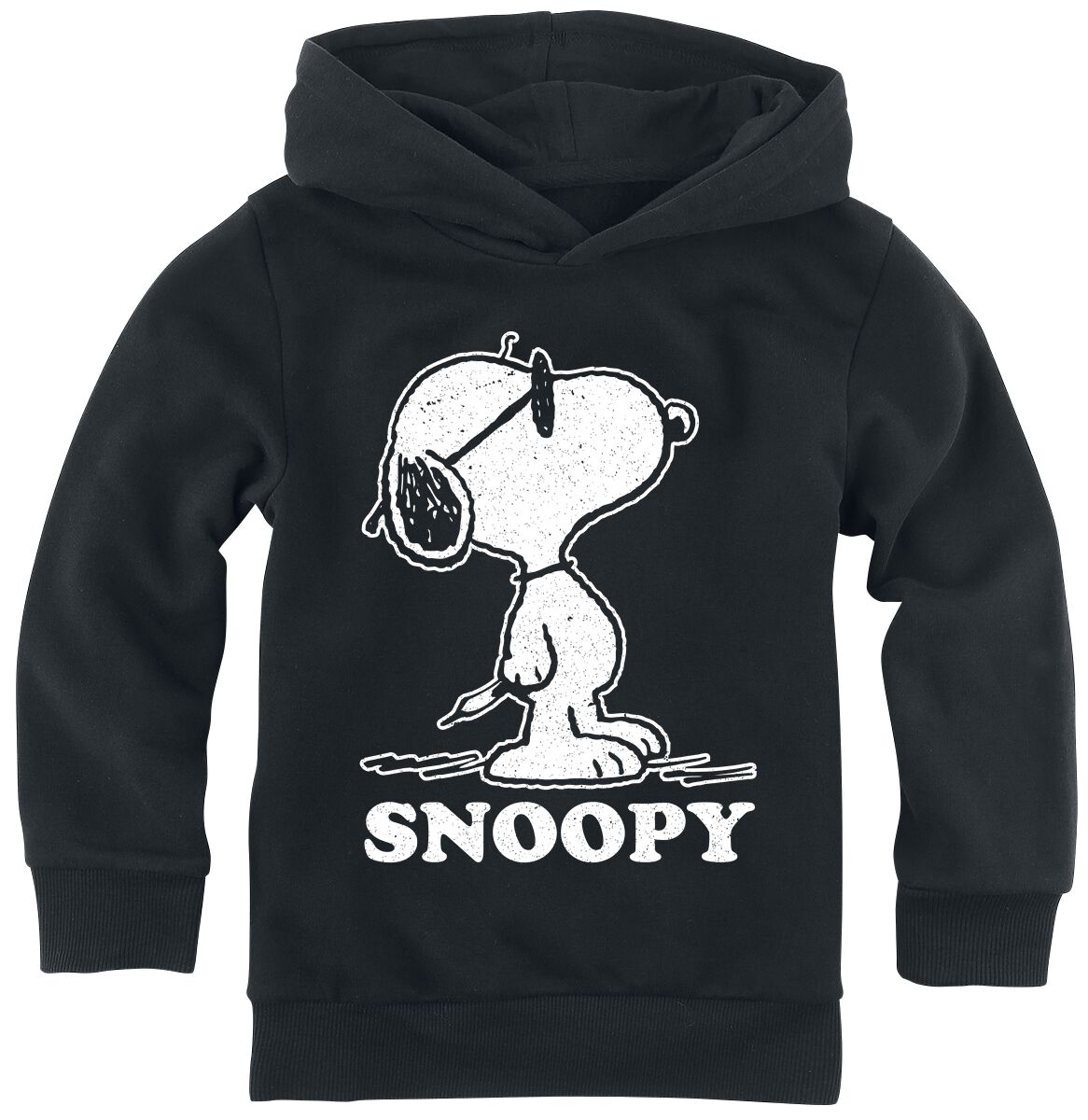 Peanuts Kids - Snoopy Hoodie Sweater black