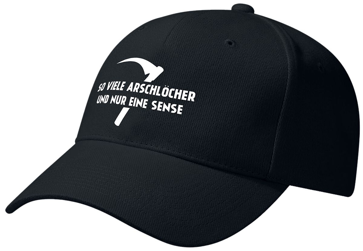 Sprüche So viele Arschlöcher und nicht genug Nadeln! Cap schwarz Sprüche So viele Arschlöcher und nicht genug Nadeln! Cap schwarz