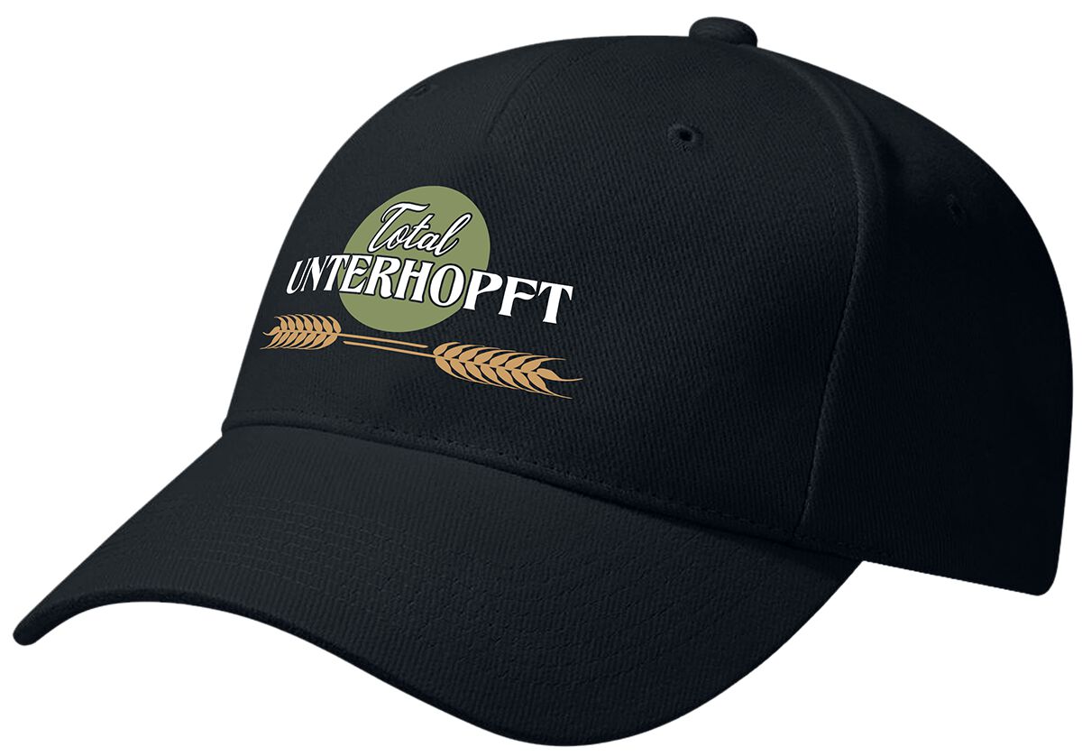 Alkohol & Party Total Unterhopft Cap schwarz