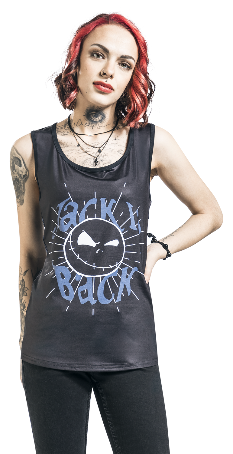 The Nightmare Before Christmas Jack Is Back Tank-Top schwarz - 37.15% Rabatt