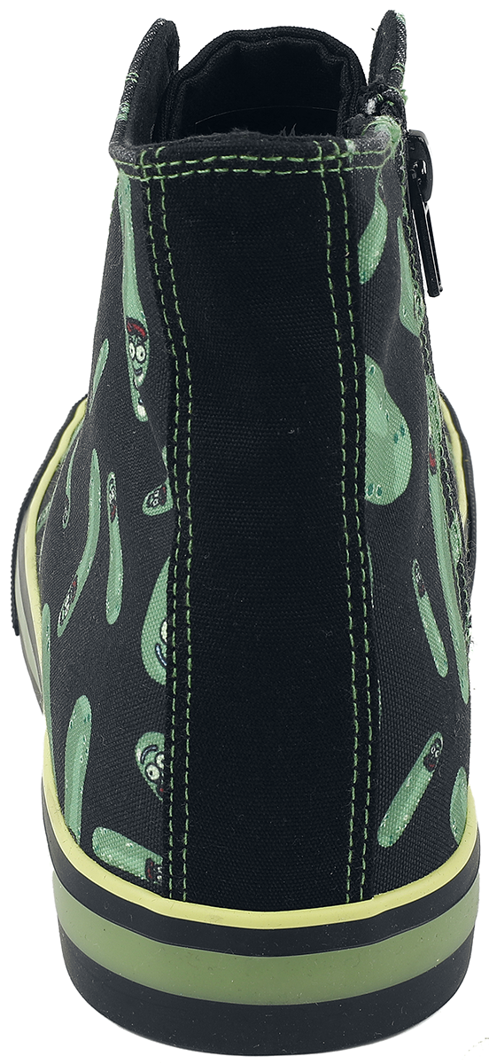 Rick And Morty Sneaker high - Pickle Rick - EU42 bis EU47 - für Männer - Größe EU46 - multicolor  - EMP exklusives Merchandise!