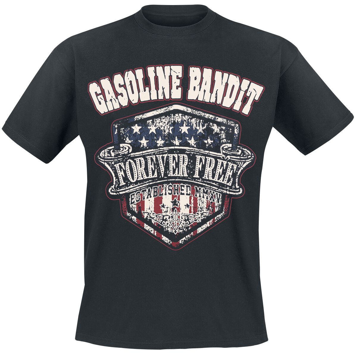 Gasoline Bandit Forever Free T-Shirt black