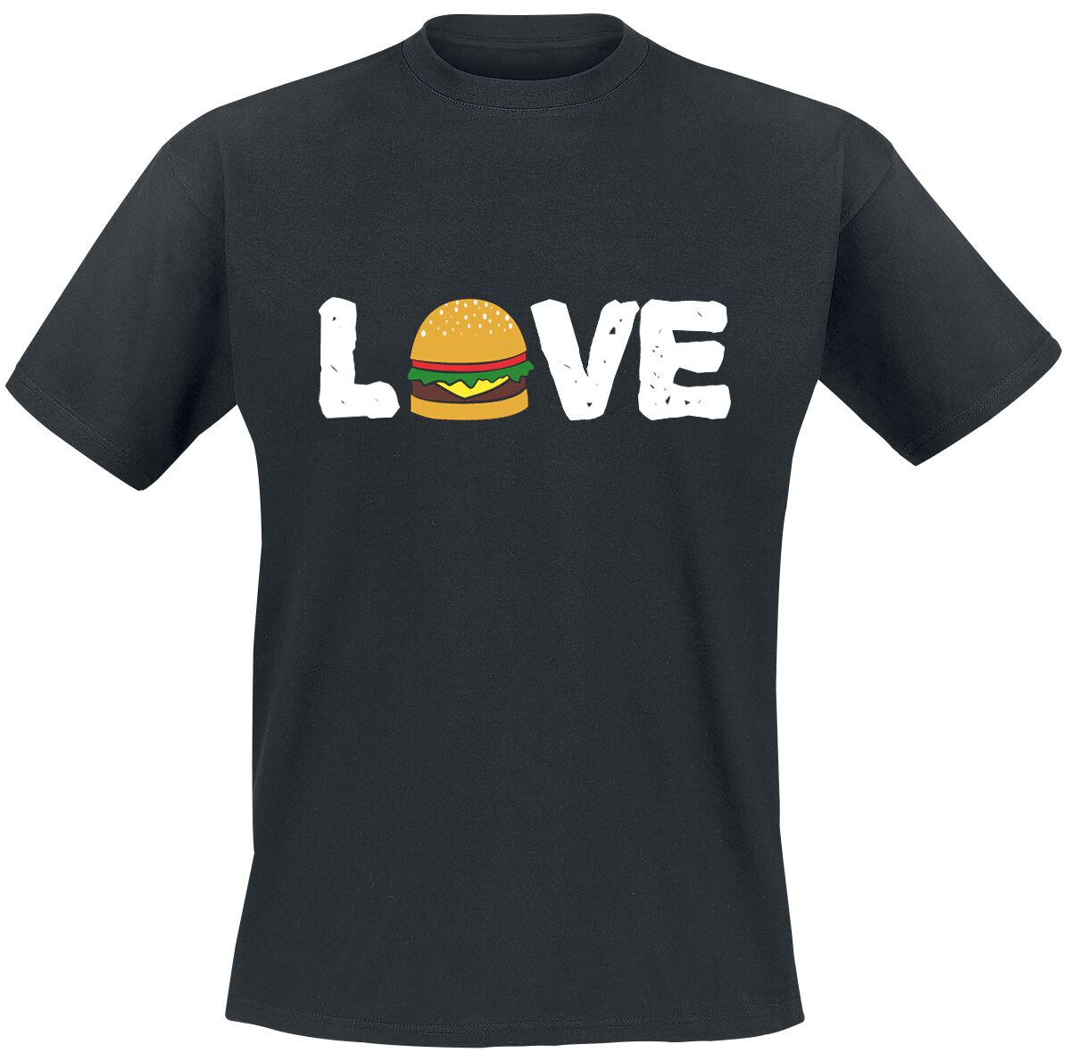 Image of Burger Love T-Shirt schwarz