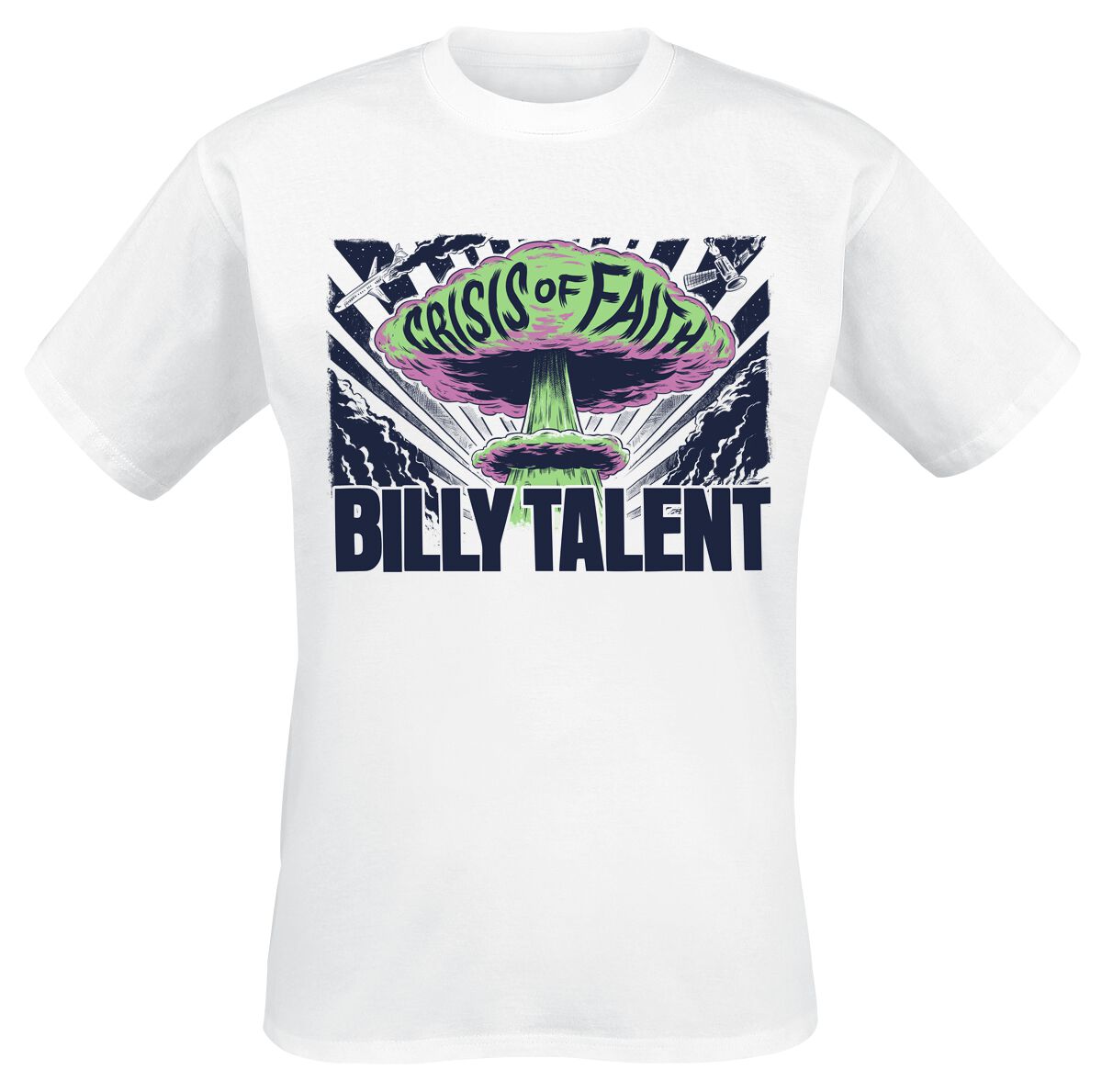 Image of Billy Talent Crisis Of Faith Nuke T-Shirt weiß