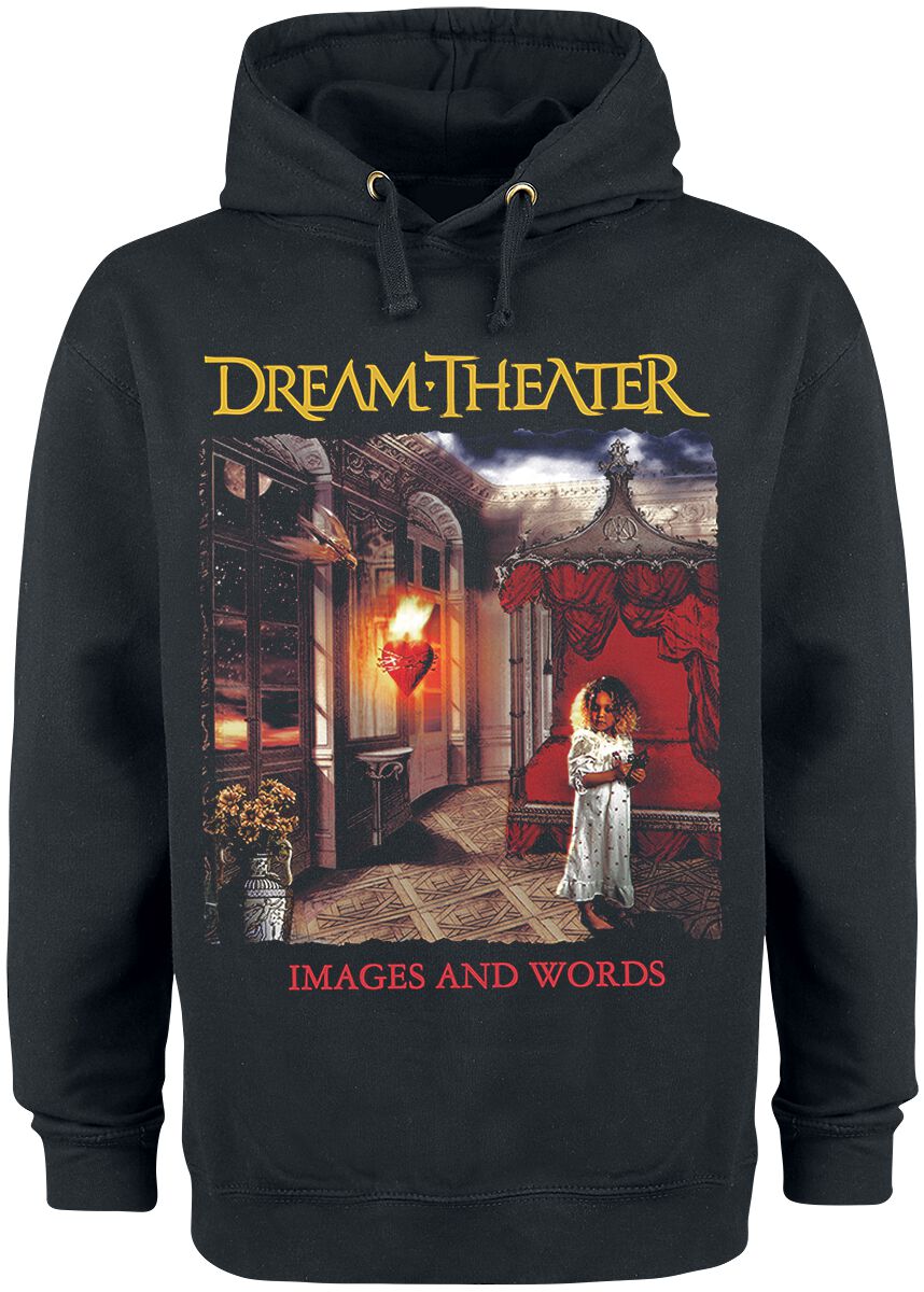 Dream Theater Kapuzenpullover - Images & words - S bis XXL - für Männer - Größe XXL - schwarz  - Lizenziertes Merchandise!