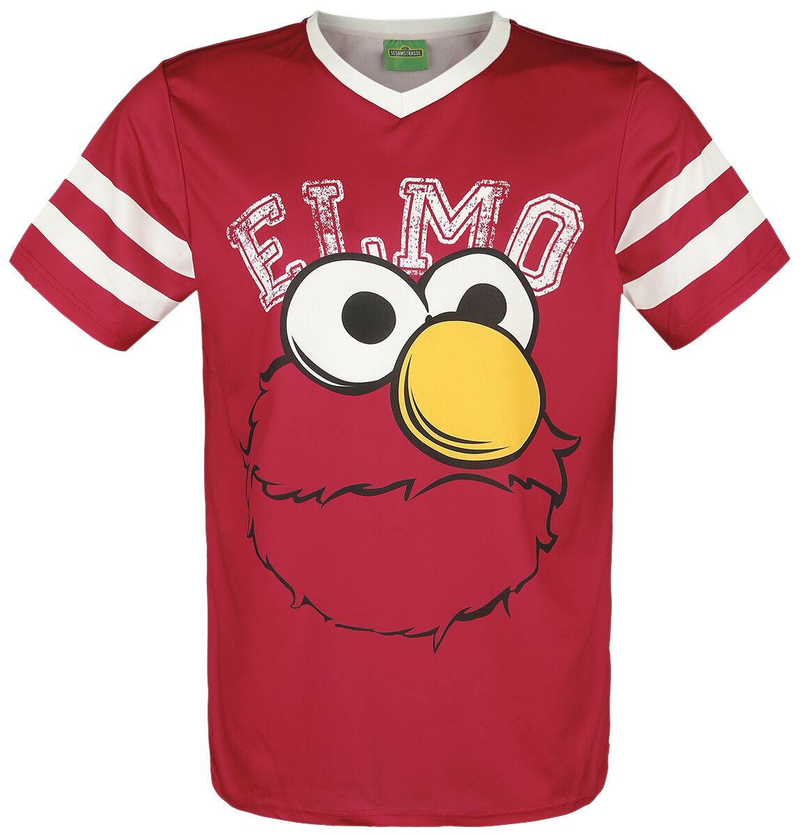 Jersey de Sesame Street - Elmo - S à XL - pour Homme - rouge