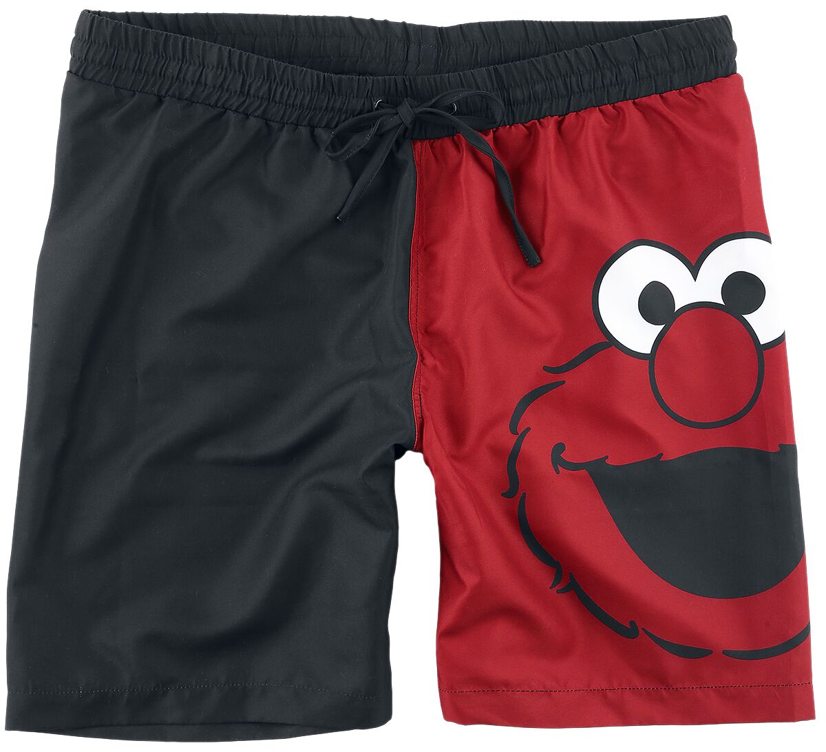 Sesame Street Elmo Swim Shorts red black