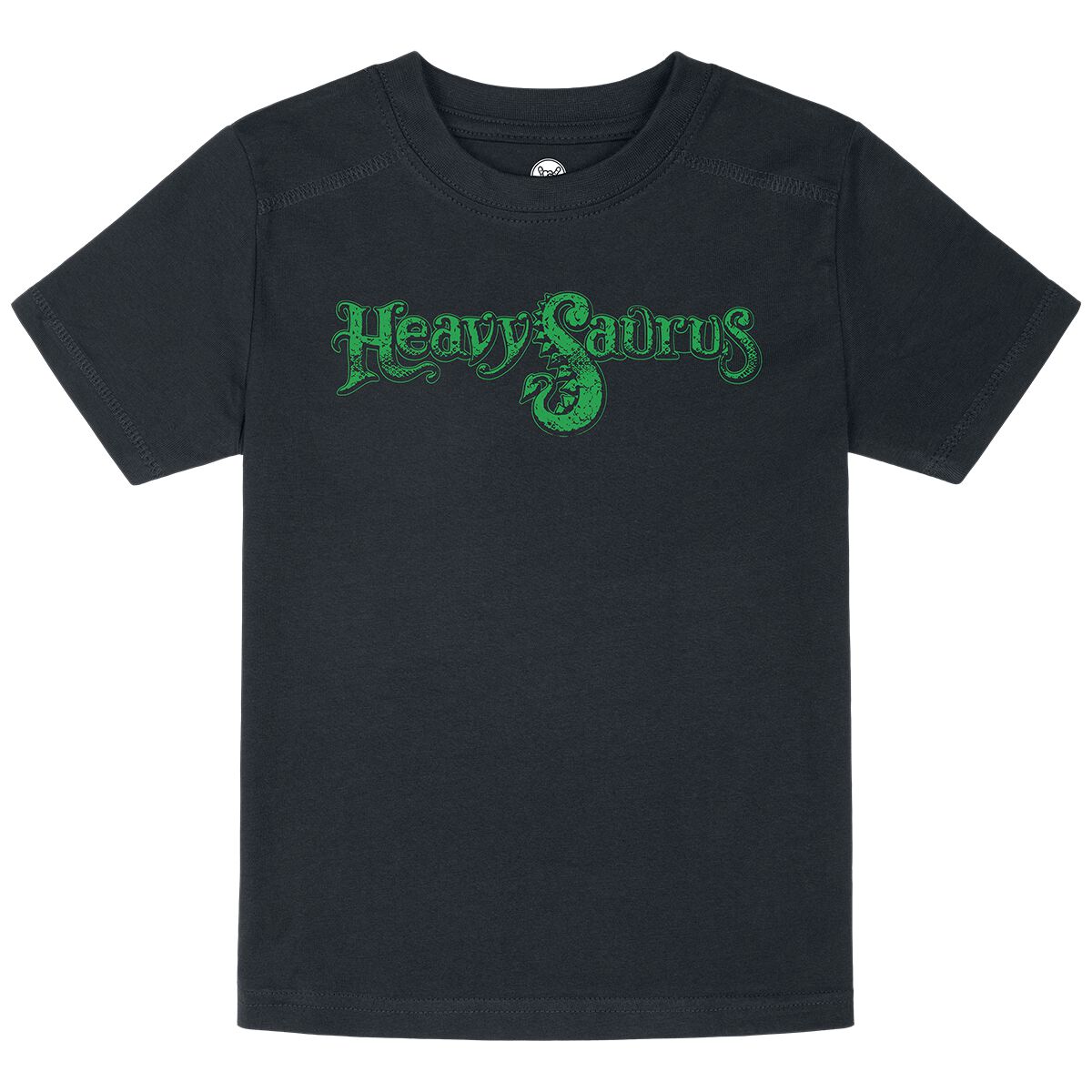 Image of Heavysaurus Metal-Kids - Logo Kinder-Shirt schwarz