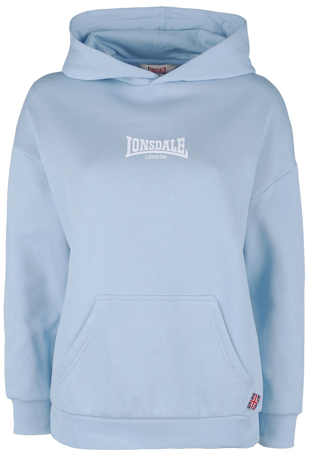 Lonsdale London KILMOTE Hooded sweater light blue