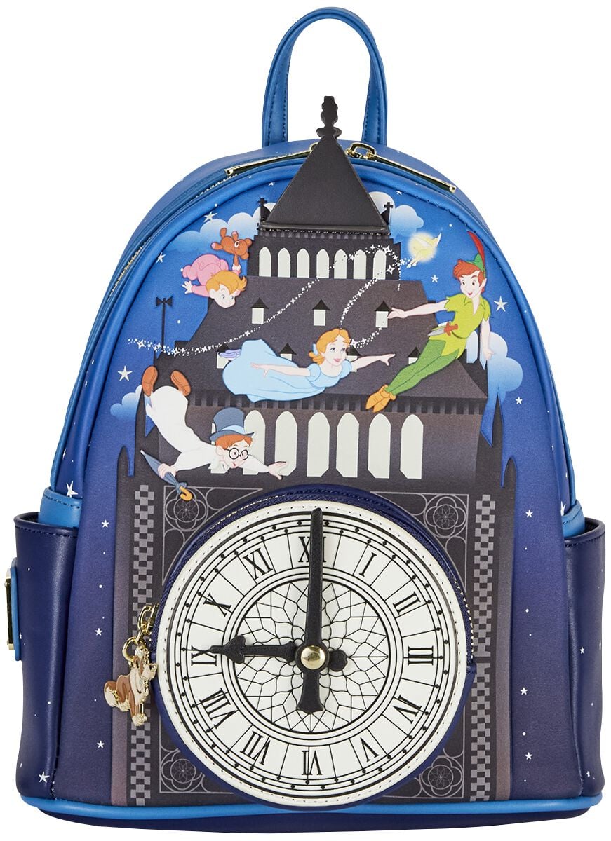 Peter Pan - Disney Mini-Rucksack - Loungefly - Glow Clock - für Damen   - Lizenzierter Fanartikel