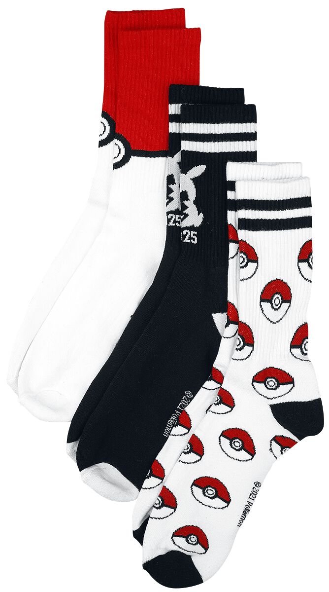 Levně Pokémon Sportovní ponožky Ponožky vícebarevný