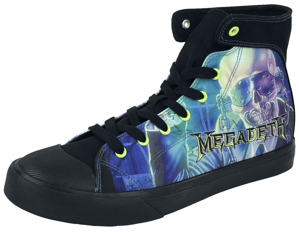 Image of Sneakers alte di Megadeth - EMP Signature Collection - EU38 a EU39 - Unisex - multicolore