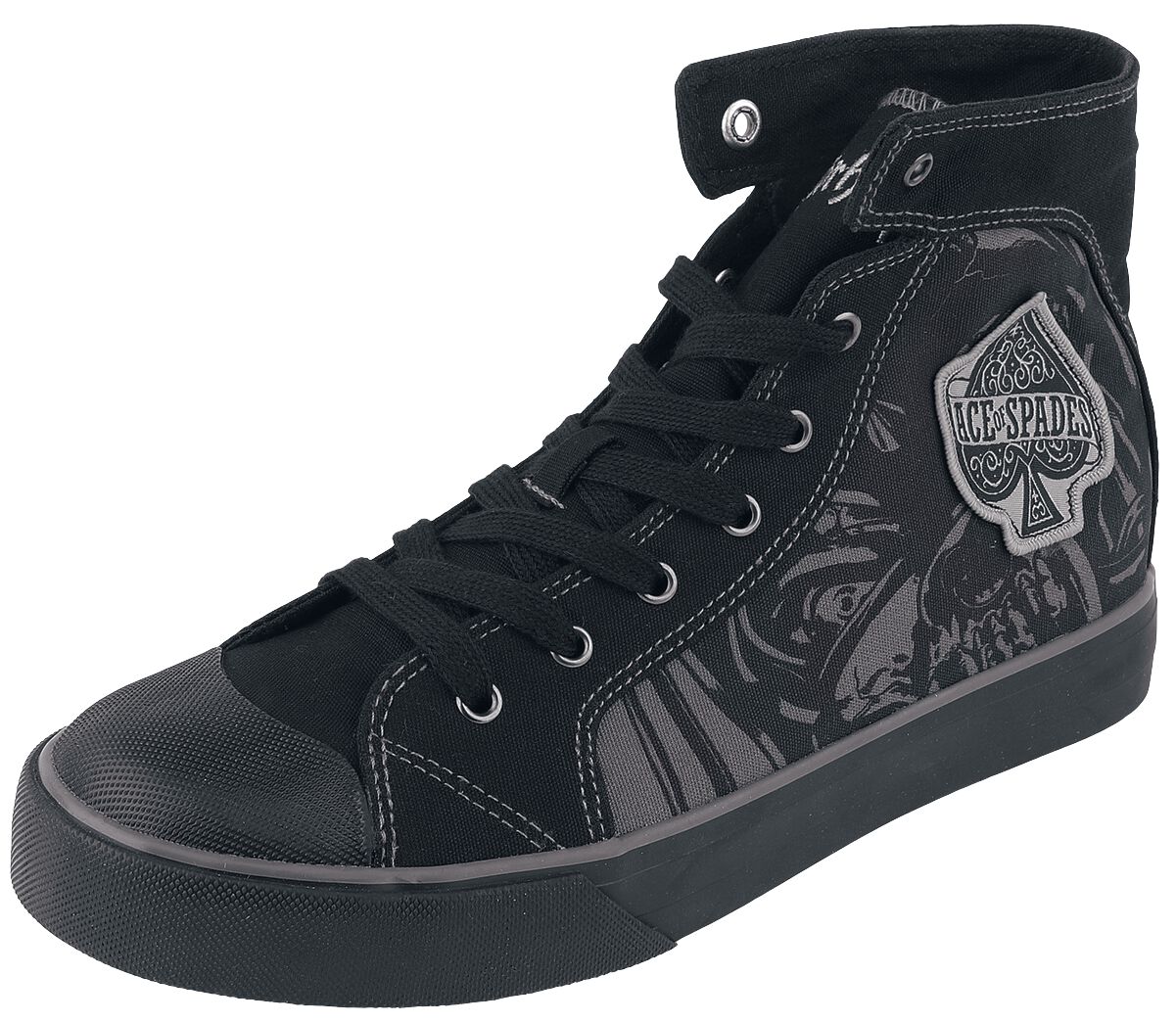 Motörhead Sneaker high - EMP Signature Collection - EU37 bis EU38 - Größe EU37 - schwarz  - EMP exklusives Merchandise!
