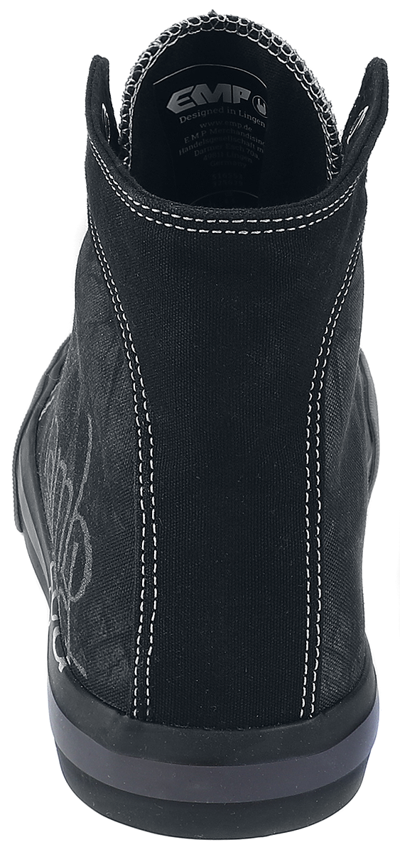 Lamb Of God Sneaker high - EMP Signature Collection - EU37 bis EU38 - Größe EU38 - schwarz  - EMP exklusives Merchandise!