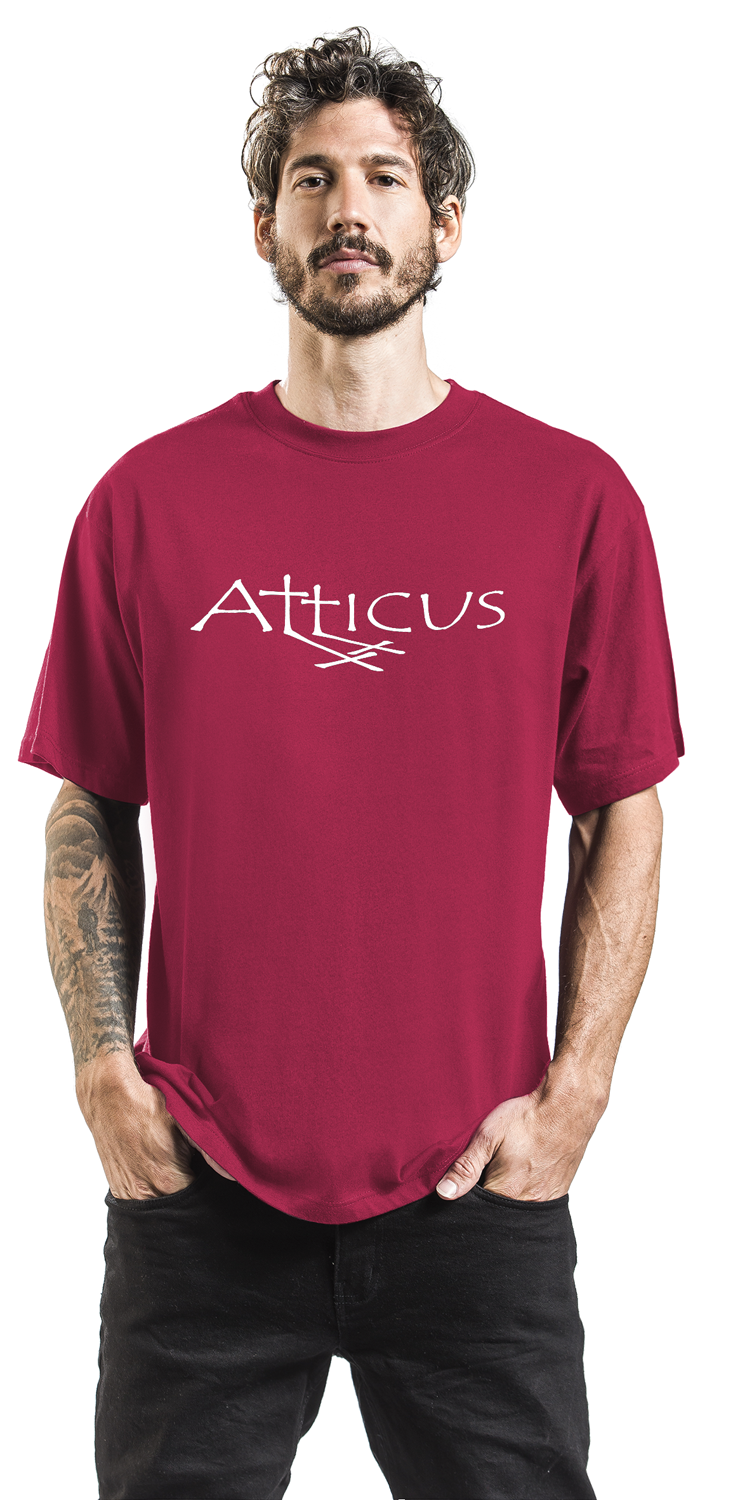 Atticus Double Cross T-Shirt T-Shirt rot