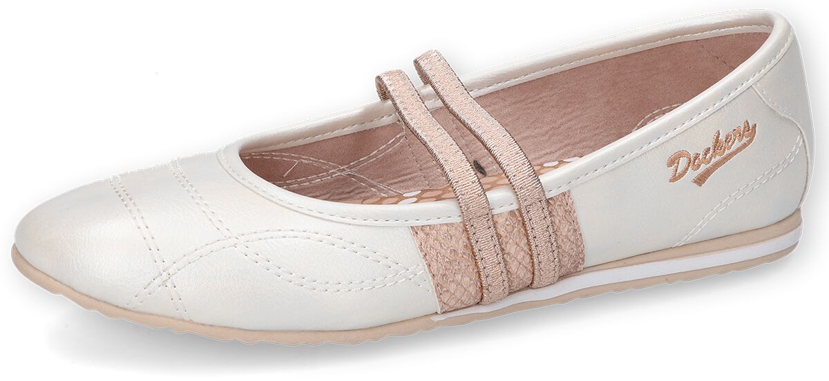 Dockers by Gerli Ballerina Ballerinas white pink