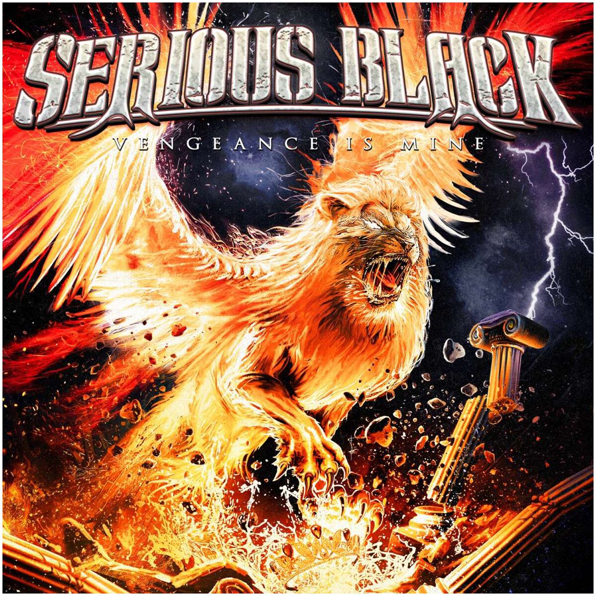 Vengeance is mine von Serious Black - CD & Patch (Digipak)