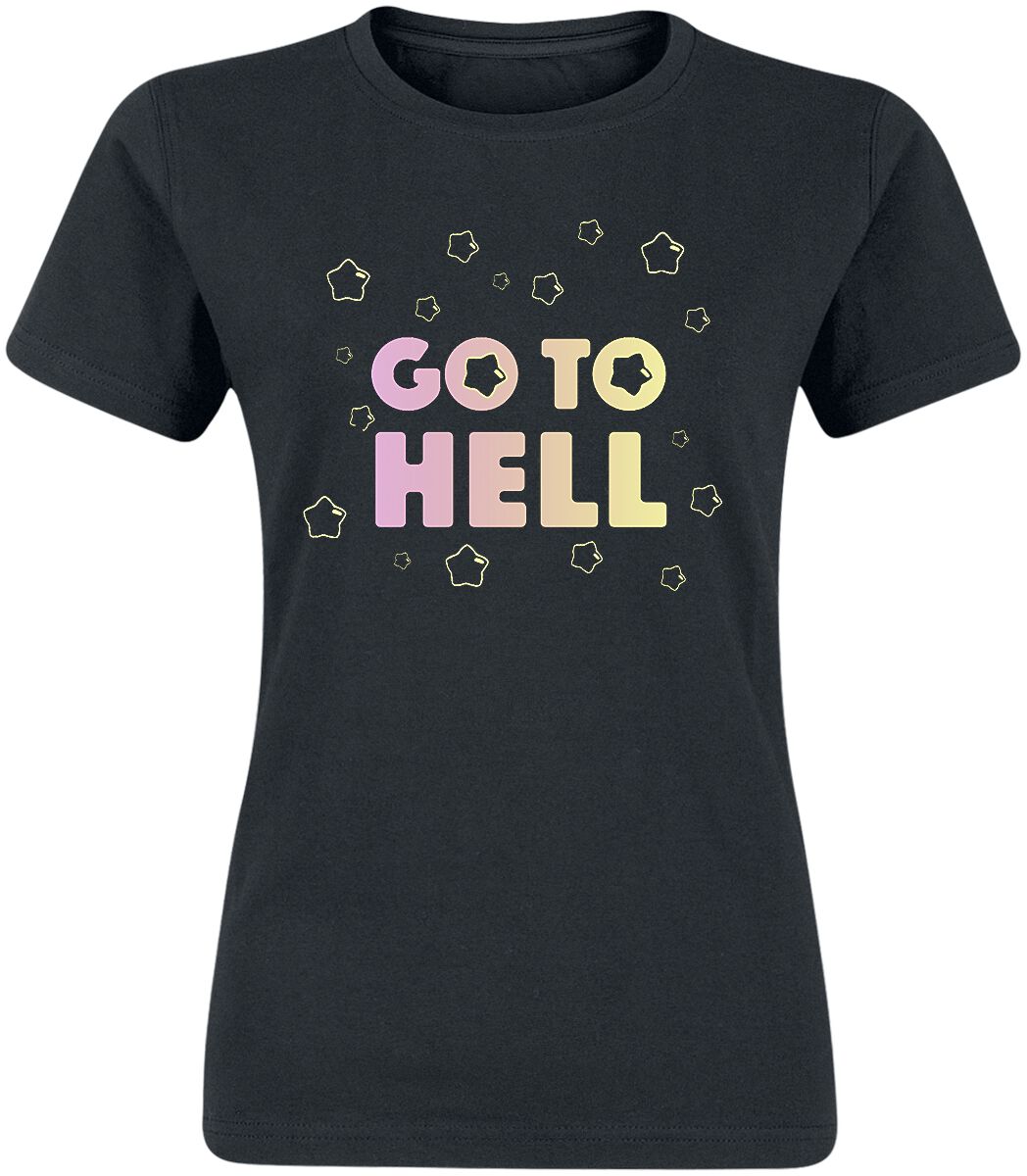 Slogans Fun Shirt - Slogan - Go To Hell T-Shirt black