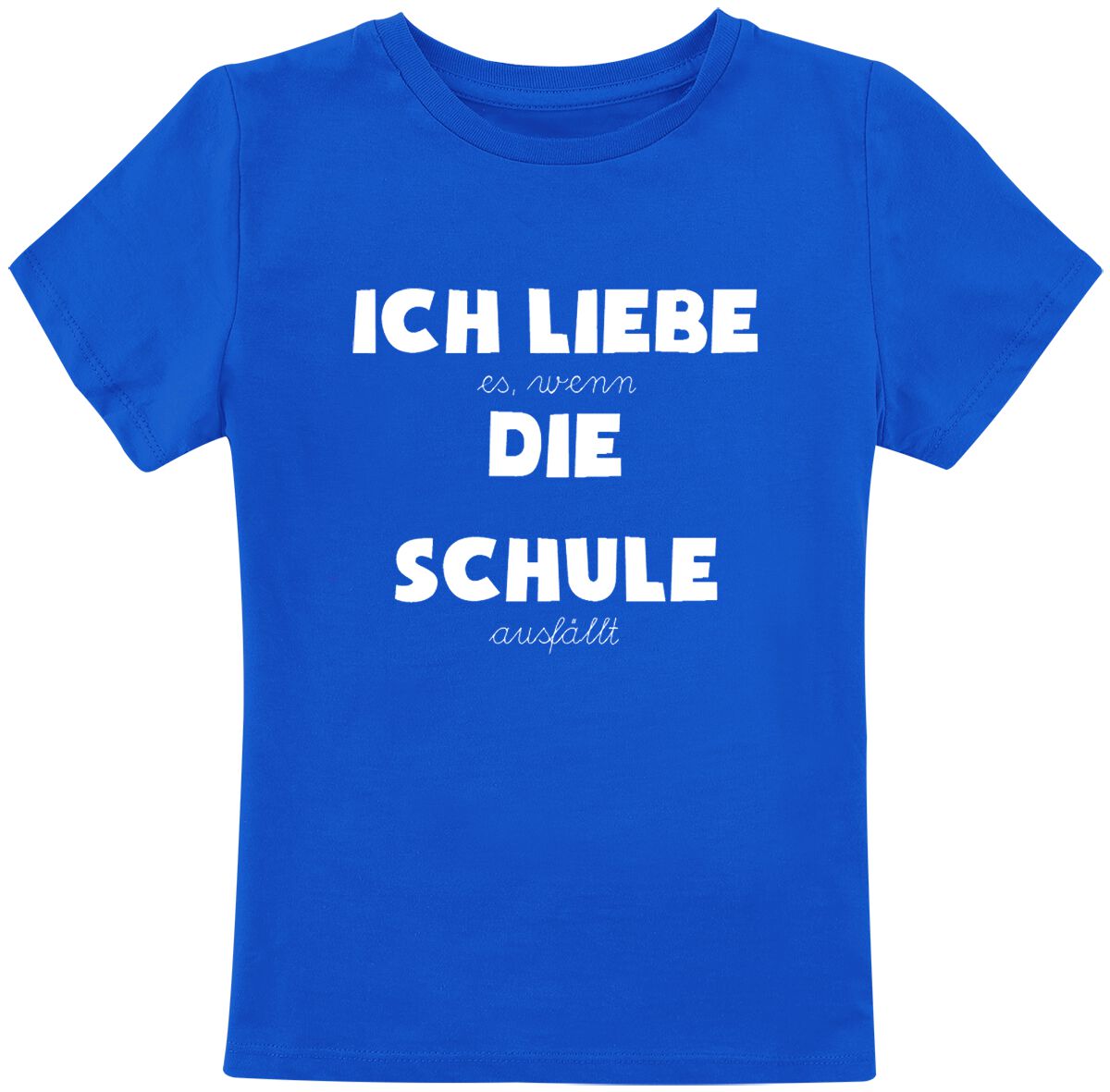 Sprüche Kids – Ich liebe … die Schule T-Shirt blau Sprüche Kids – Ich liebe … die Schule T-Shirt blau